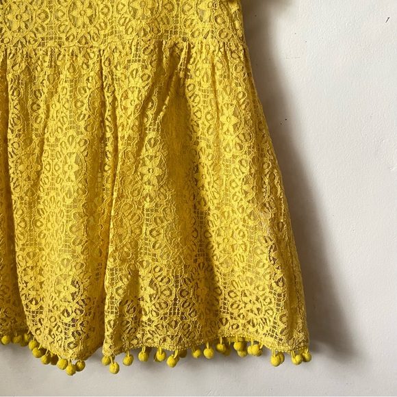 Pompom trim lace dress - Picture 10 of 11